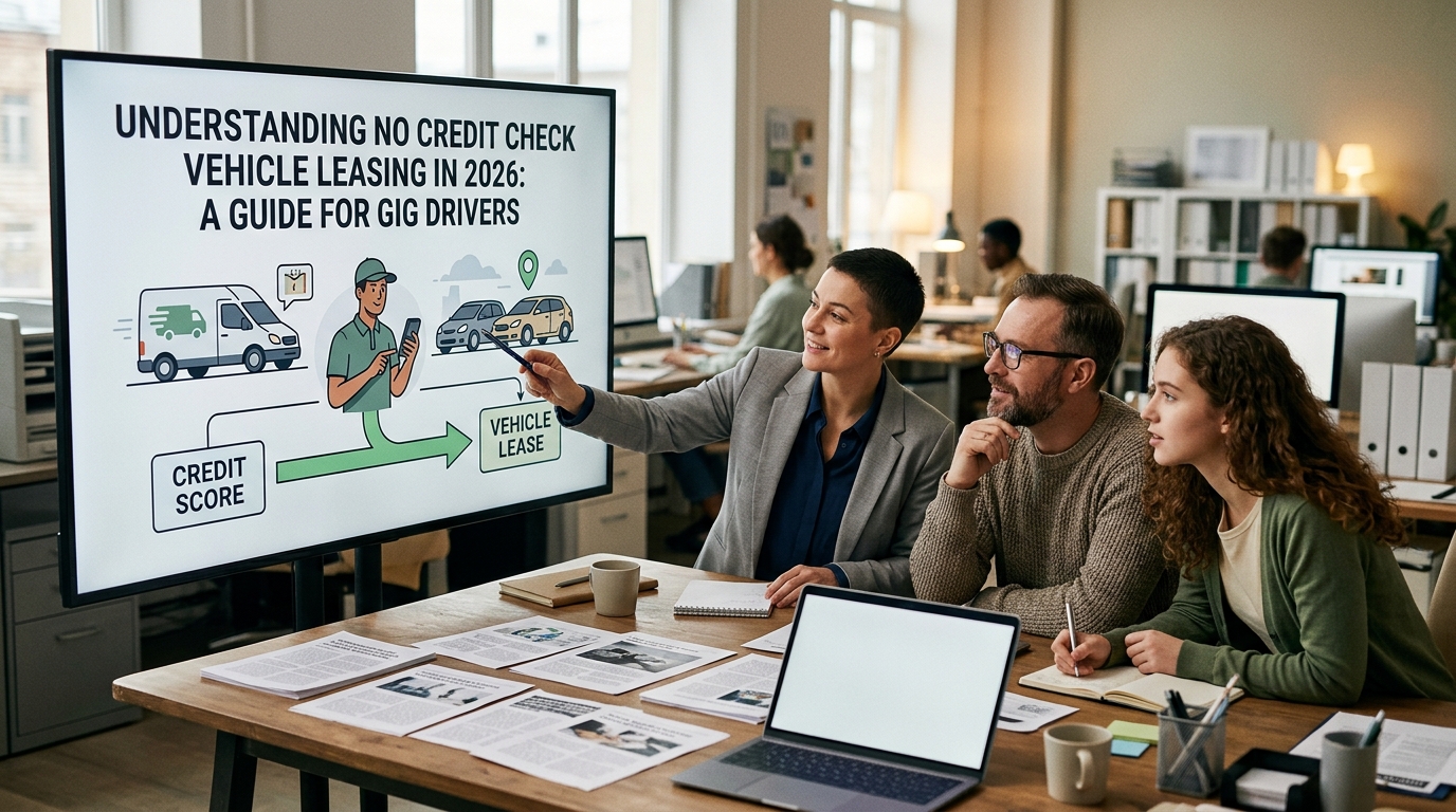 Illustration: Understanding No Credit Check Vehicle Leasing in 2026: A Guide for Gig Drivers